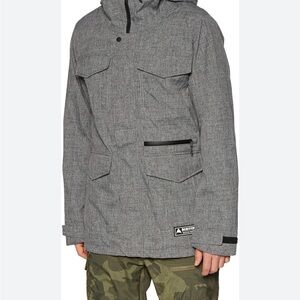 Burtons men grey covert coat